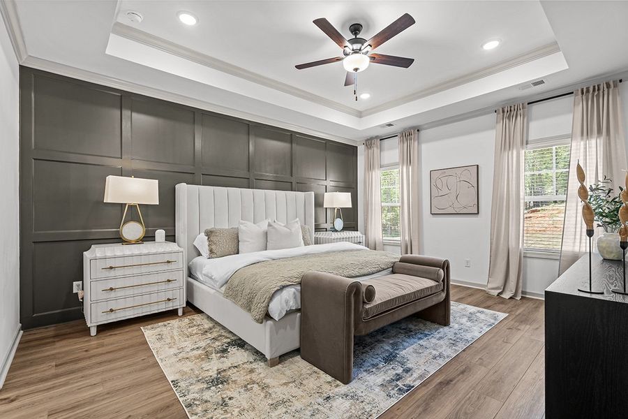 Representative furnished interior of a home built from the Julie II by Great Southern Homes in Peachtree Hills, Lexington (Image 50).
