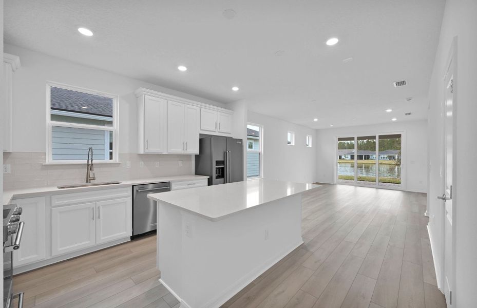 Furnished interior view inside a new home in Del Webb Wildlight, Wildlight (Image 8).