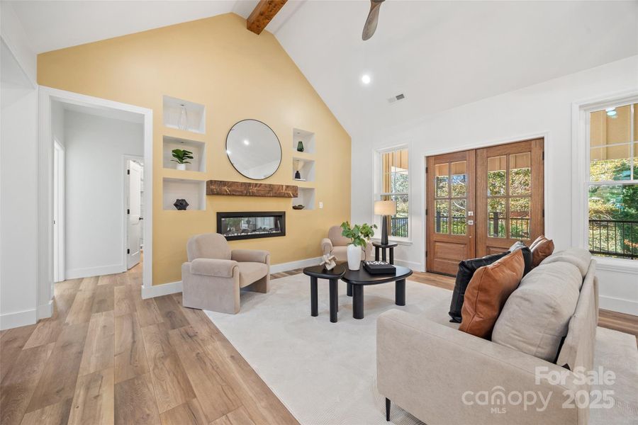 Furnished interior view inside a new home in , Charlotte (Image 10).