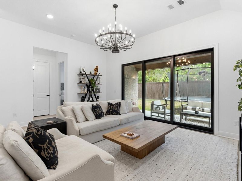Furnished interior view inside a new home in Ellerden, Tomball (Image 6).