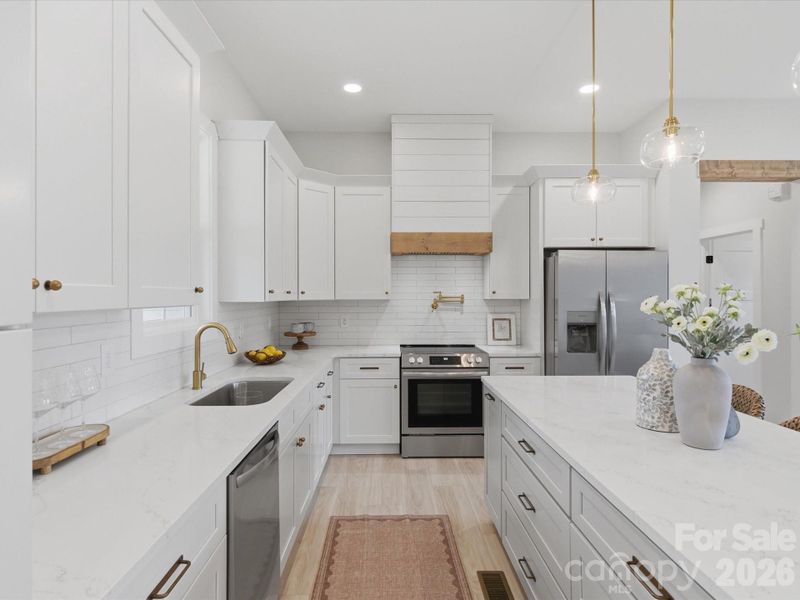Furnished interior view inside a new home in , Bessemer City (Image 9).