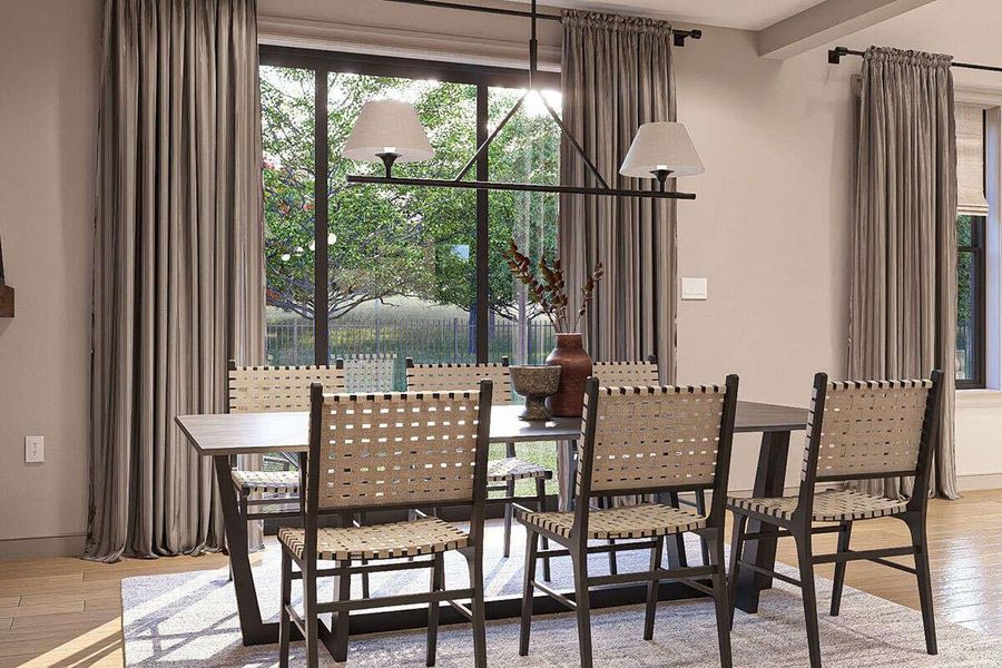 Furnished interior view inside a new home in , Tomball (Image 9).