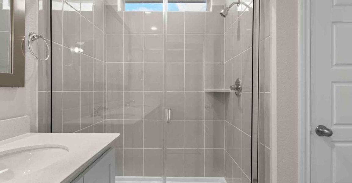 Representative exterior photo of a completed home built from the Cottonwood by Impression Homes in Bryant Farms, Melissa, TX (Image 17). Representative exterior photo of a completed home built from the Cottonwood by Impression Homes in Bryant Farms, Melissa, TX (Image 17).