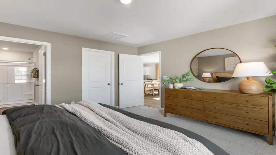 Furnished interior view inside a new home in McKenzie Gardens, Brunswick (Image 15).