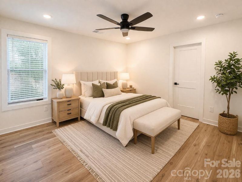 Furnished interior view inside a new home in , China Grove (Image 9).