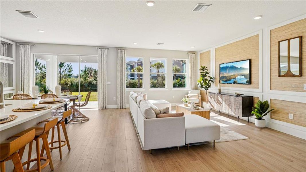 Furnished interior view inside a new home in Buchanan Trails, Newberry (Image 15).
