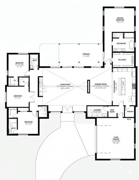 2D floor plan layout of this home in , Willis, TX (Image 5).
