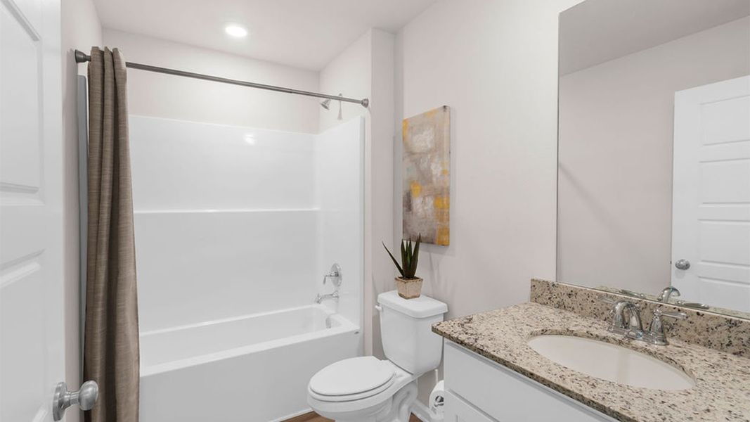 Furnished interior view inside a new home in Wesley Park, Crawfordville (Image 12).