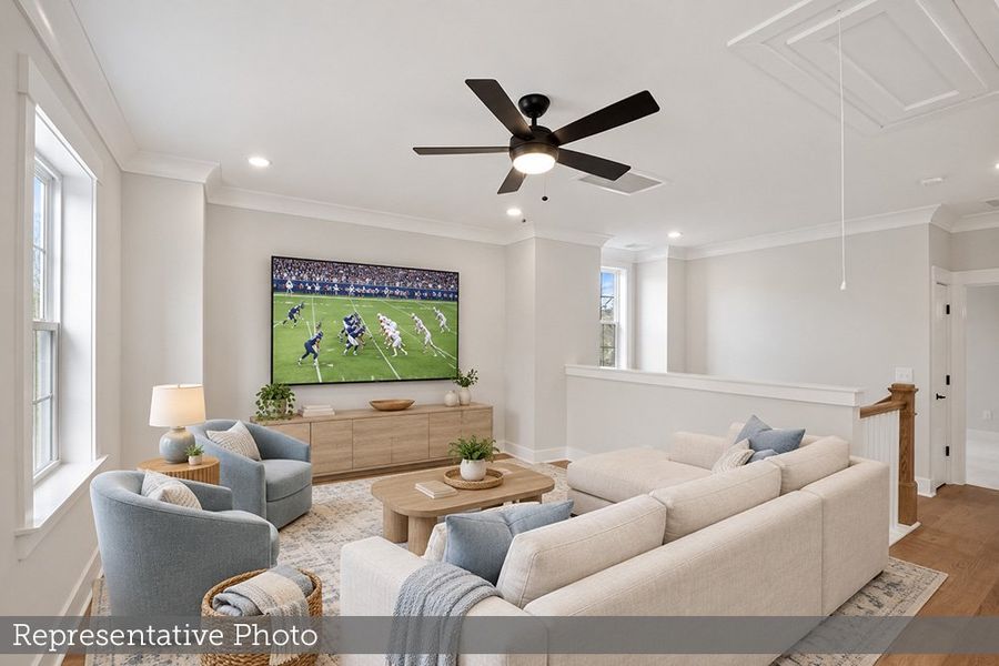 Furnished interior view inside a new home in Discover Series - Elevate, Charleston (Image 5).