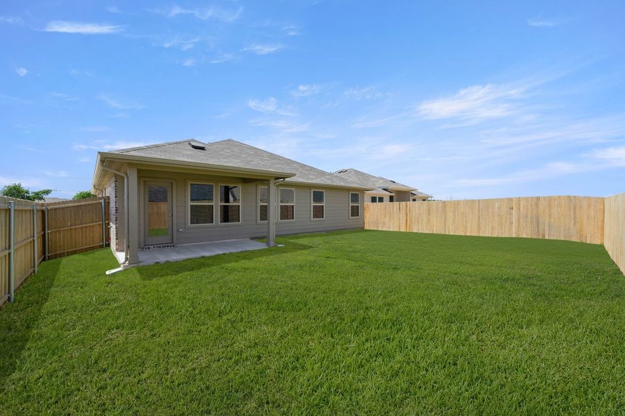 Front exterior of a new home in Terra Vella, Haslet, TX, highlighting curb appeal (Image 26).