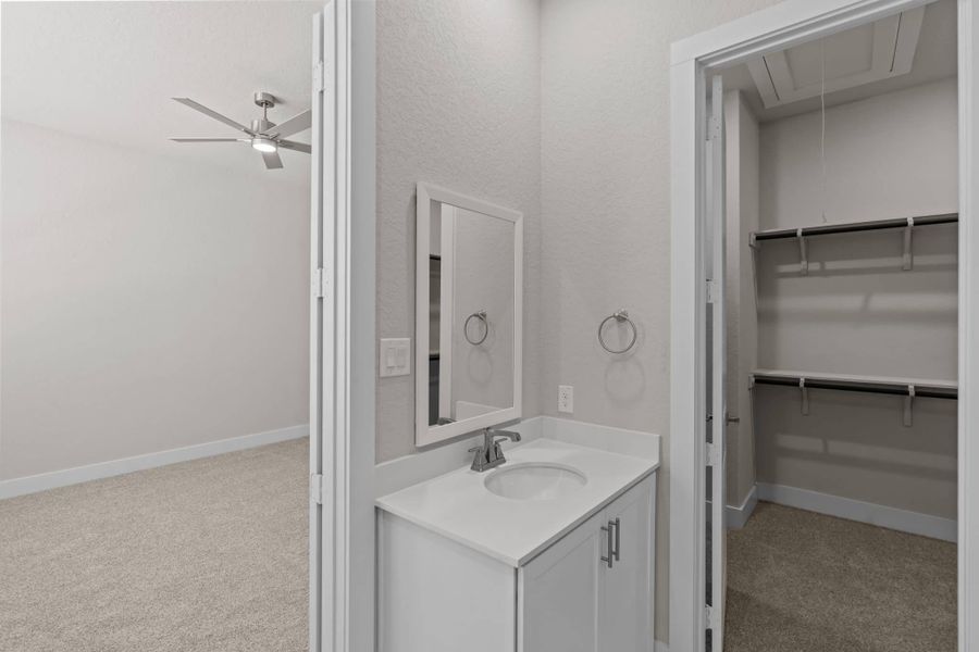 Furnished interior view inside a new home in Rose Hill, San Antonio (Image 11). Furnished interior view inside a new home in Rose Hill, San Antonio (Image 11).