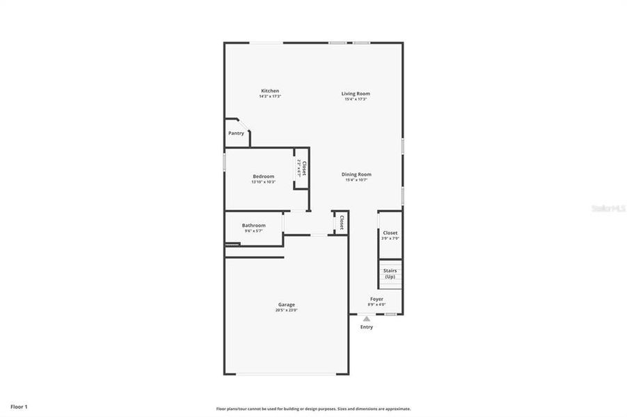 2D floor plan layout of this home in , Parrish, FL (Image 2).