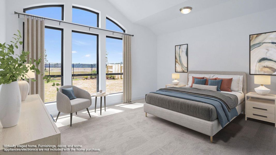 Furnished interior view inside a new home in Artavia 55' - Valencia, Conroe (Image 4). Furnished interior view inside a new home in Artavia 55' - Valencia, Conroe (Image 4).