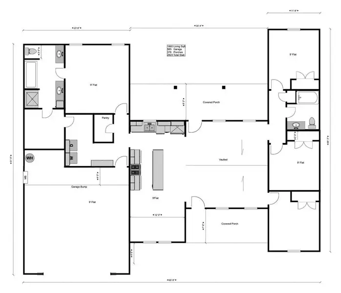 2D floor plan layout of this home in , Clyde, TX (Image 1). 2D floor plan layout of this home in , Clyde, TX (Image 1).