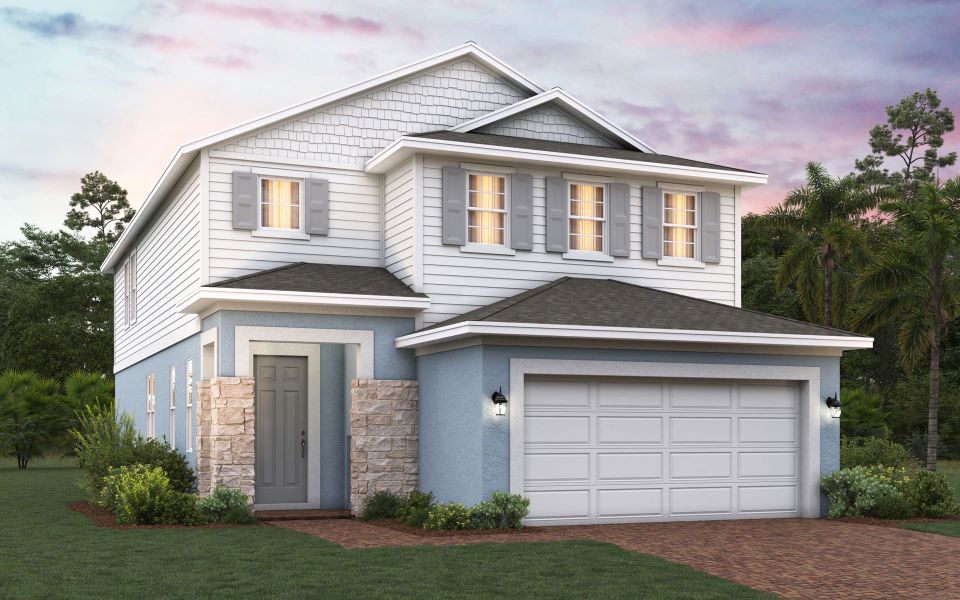 DeLeon elevation 3 with optional stone