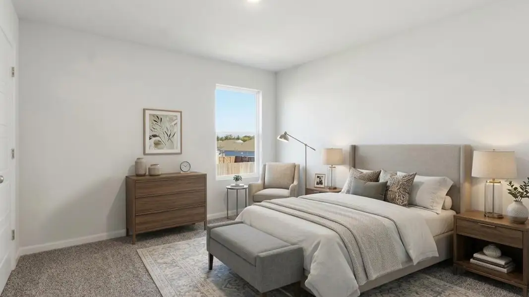 Furnished interior view inside a new home in Wesley Park, Crawfordville (Image 7).