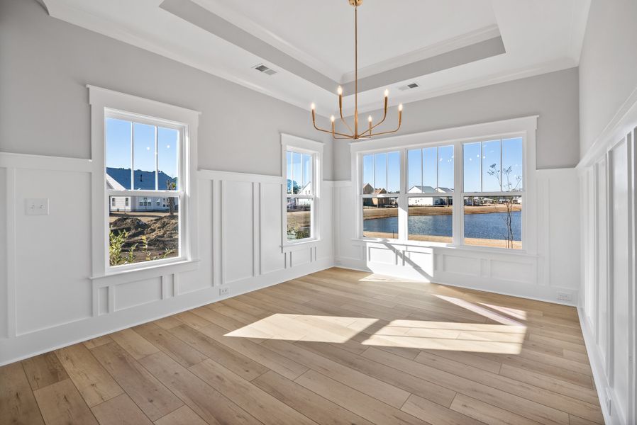 Representative unfurnished interior of a home built from the Beckett by Bill Clark Homes in Sidbury Landing, Wilmington (Image 75). Representative unfurnished interior of a home built from the Beckett by Bill Clark Homes in Sidbury Landing, Wilmington (Image 75).