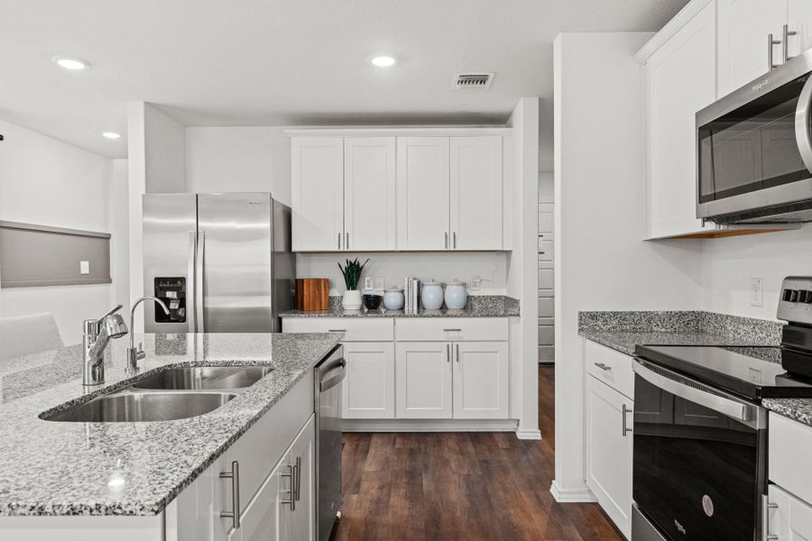 Representative furnished interior of a home built from the Fentress by Centex in Davis Ranch, San Antonio (Image 7).