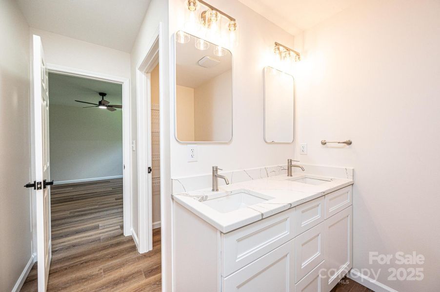 Furnished interior view inside a new home in , Hickory (Image 14).