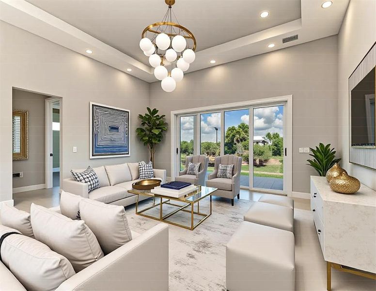 Furnished interior view inside a new home in , Port Charlotte (Image 6).