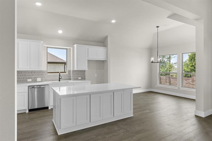 Furnished interior view inside a new home in Woodcreek, Rockwall (Image 3).