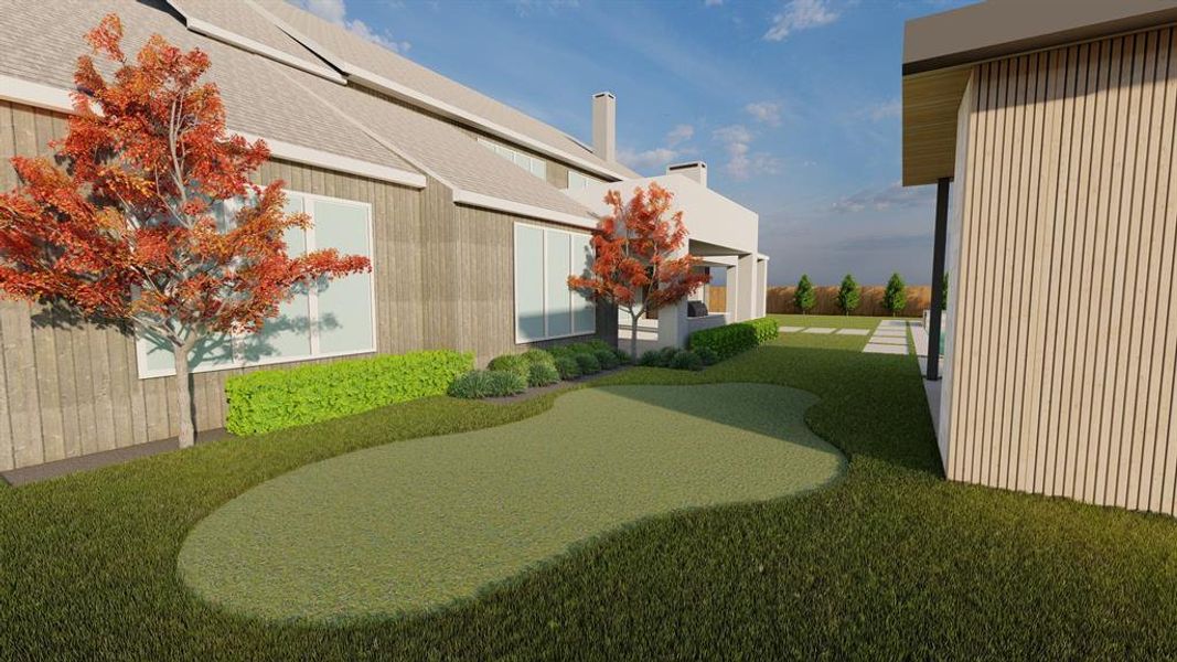 Exterior details and patio area of a home in , Frisco (Image 16).