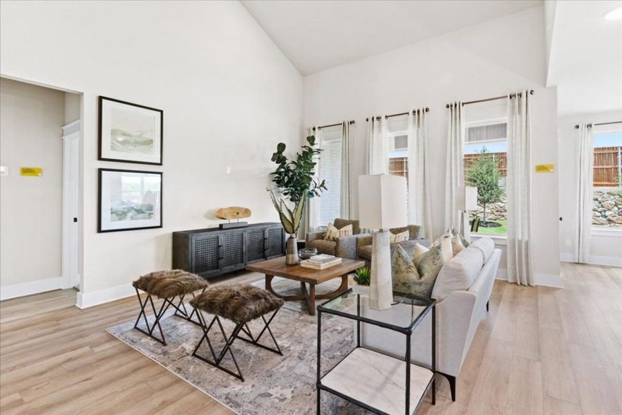 Representative furnished interior of a home built from the Cypress II Katy Lakes 50s by Brohn Homes in Katy Lakes, Katy (Image 26).