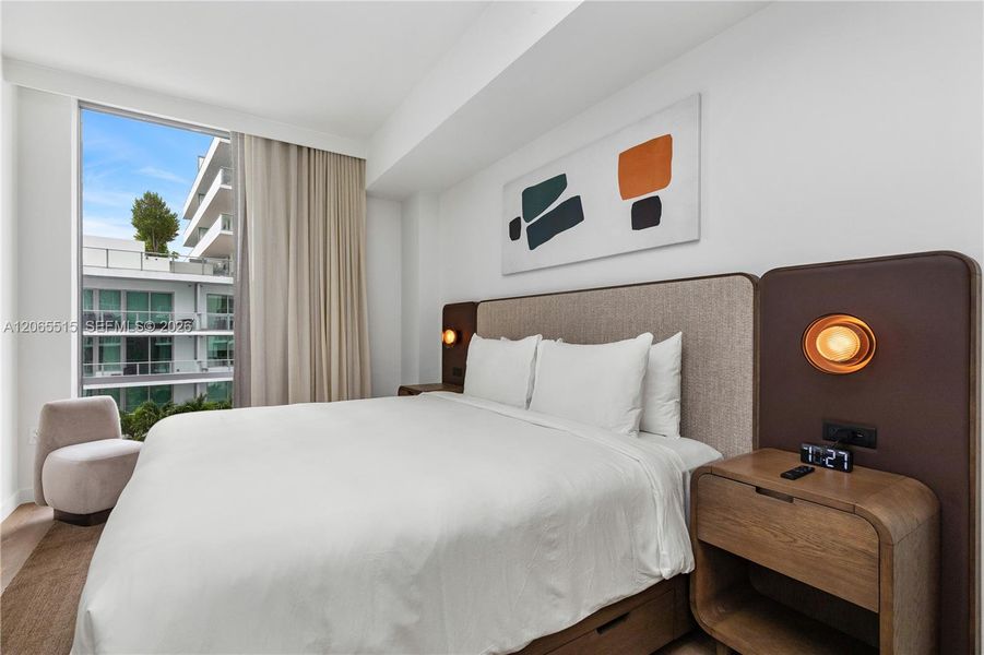 Furnished interior view inside a new home in , Miami (Image 15).