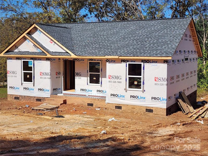 In-progress construction of a new home in , Chester, SC (Image 2). In-progress construction of a new home in , Chester, SC (Image 2).