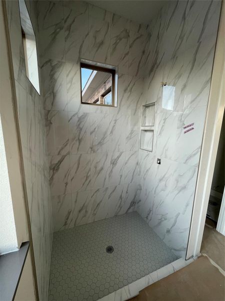 Walk-in Shower in Primary Bathroom