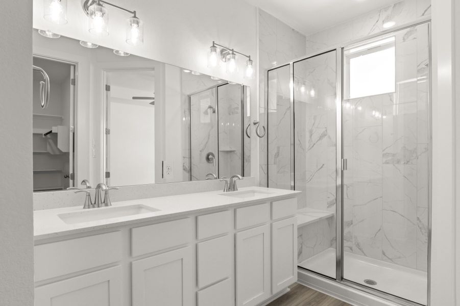 Furnished interior view inside a new home in Avery Centre, Round Rock (Image 12).