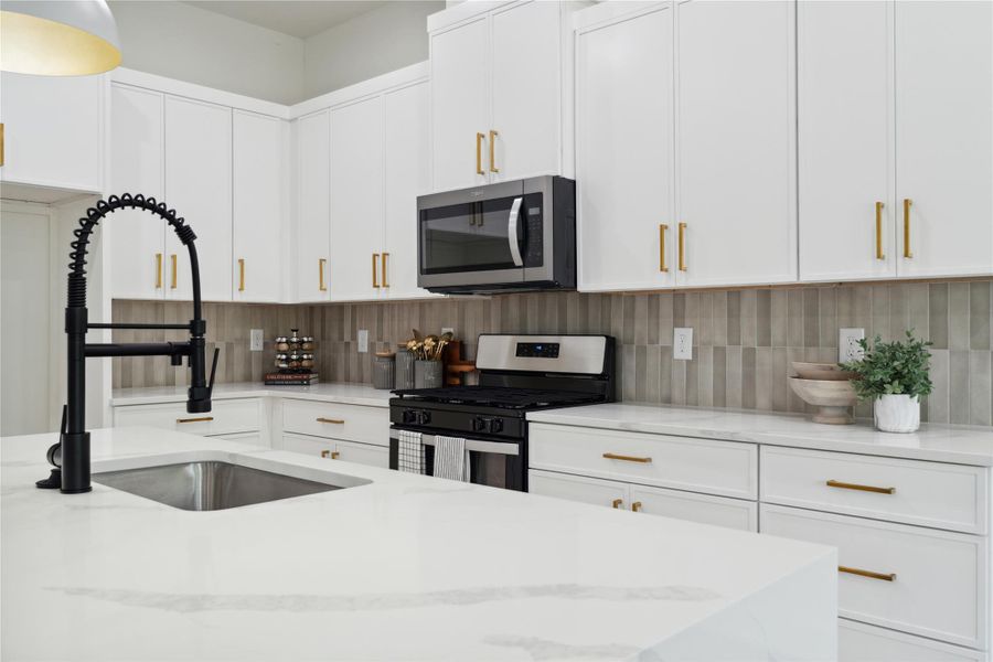 Furnished interior view inside a new home in , Houston (Image 15).