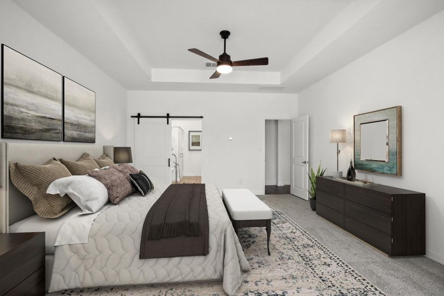 Private primary suite (*Photo not of actual home and used for illustration purposes only.)