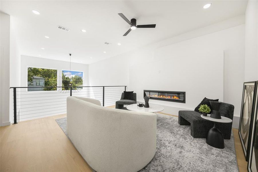 Furnished interior view inside a new home in , Dallas (Image 16).