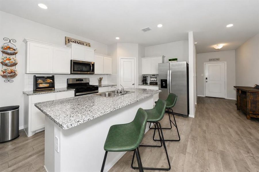 Furnished interior view inside a new home in Springhill South, Boyd (Image 11).