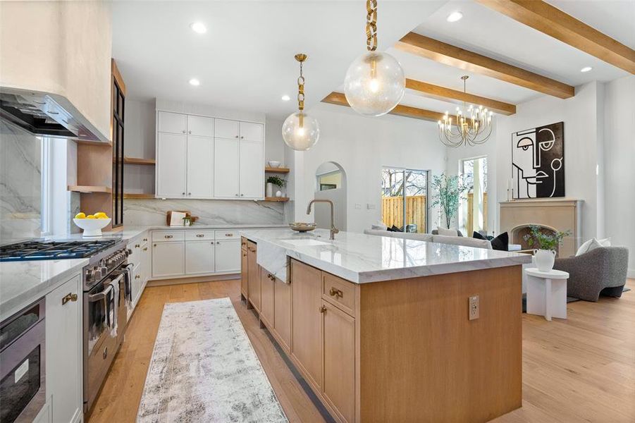 Furnished interior view inside a new home in , Dallas (Image 27).