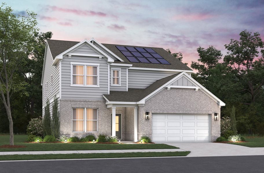 Representative exterior photo of a completed home built from the Plan by Beazer Homes in Wisteria at GreenHouse: Greenhouse - 40' Value, Marietta, GA (Image 17). Representative exterior photo of a completed home built from the Plan by Beazer Homes in Wisteria at GreenHouse: Greenhouse - 40' Value, Marietta, GA (Image 17).