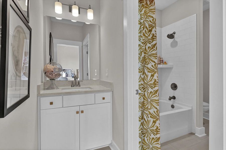 Furnished interior view inside a new home in Hewing Farms, Summerville (Image 28).