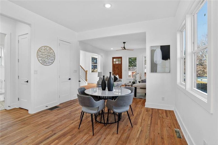Furnished interior view inside a new home in , Atlanta (Image 12).