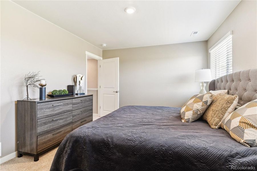 Furnished interior view inside a new home in Ridge at Johnstown, Johnstown (Image 8).
