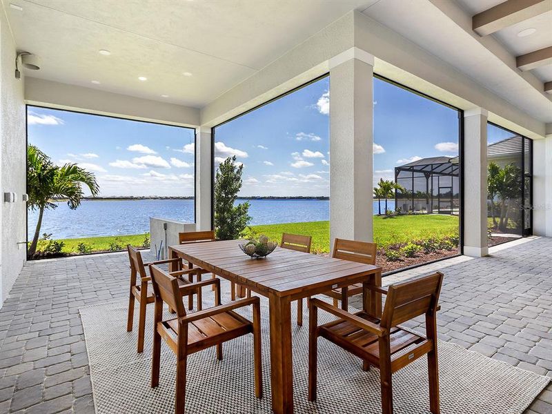 Exterior details and patio area of a home in , Sarasota (Image 37).