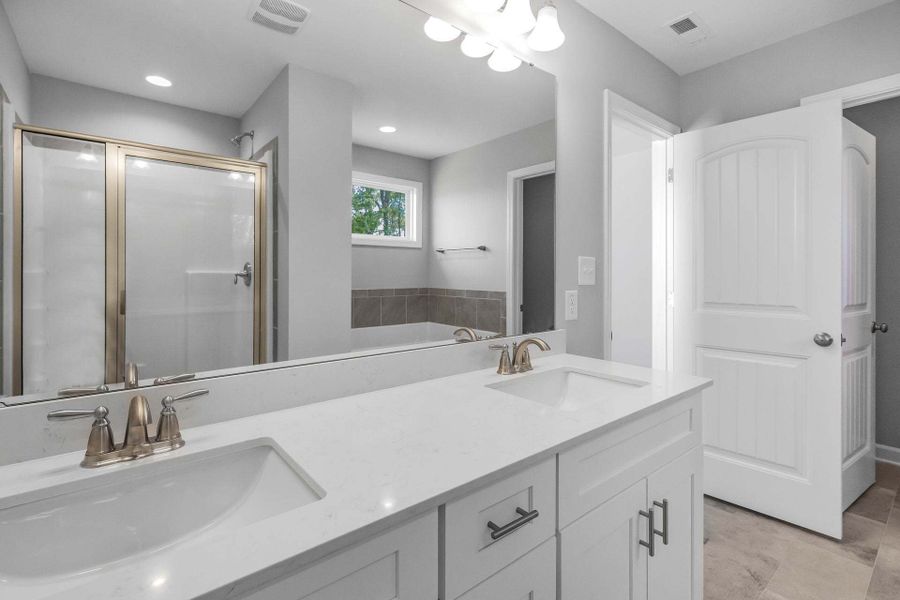 Representative furnished interior of a home built from the Springfield by Caviness & Cates Communities in Sutherland Station at Olde Liberty, Franklinton (Image 121). Representative furnished interior of a home built from the Springfield by Caviness & Cates Communities in Sutherland Station at Olde Liberty, Franklinton (Image 121).