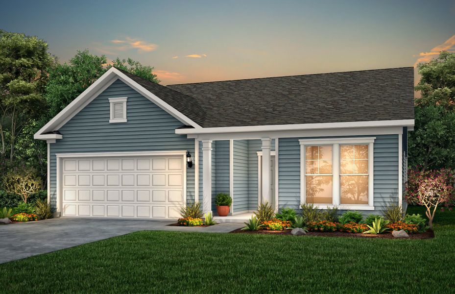 Representative exterior photo of a completed home built from the Bedrock by Pulte Homes in Independence at Carter's Station, Columbia, TN (Image 21).