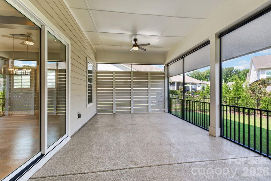 Rear Covered Porch
