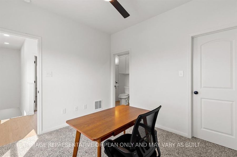 Furnished interior view inside a new home in , Waco (Image 30).