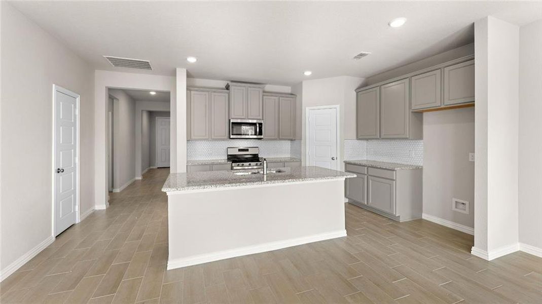 Furnished interior view inside a new home in The Oaks, Red Oak (Image 7).