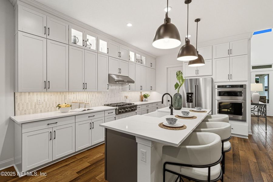 Furnished interior view inside a new home in , St. Johns (Image 24).