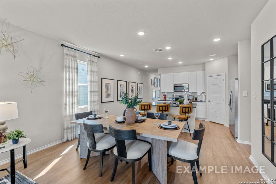 Furnished interior view inside a new home in Applewhite Meadows, San Antonio (Image 17).