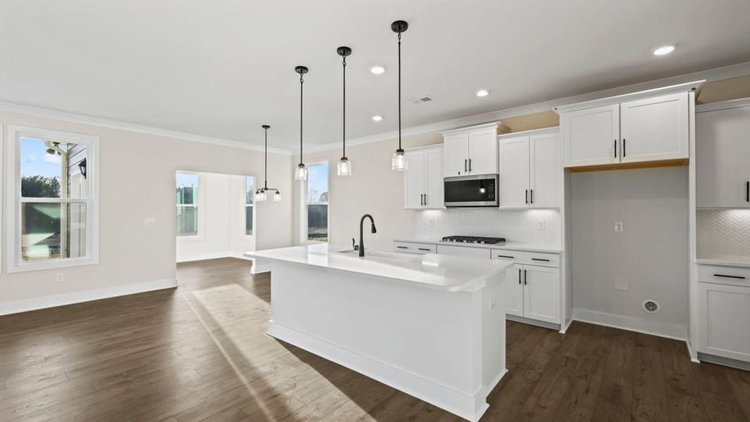 Furnished interior view inside a new home in Cottonwood Ridge, Piedmont (Image 9).