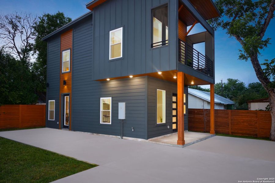Front exterior of a new home in , San Antonio, TX, highlighting curb appeal (Image 2).